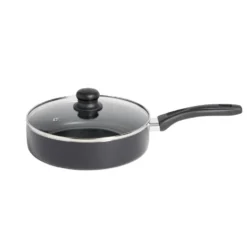 Sauteuse tous feux sauf induction aluminium noir Ø24cm