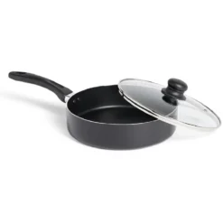 Sauteuse tous feux sauf induction aluminium noir Ø24cm
