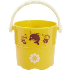 Seau de plage Funky motif animaux de la mer x3 - Ø7xH7cm