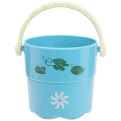 Seau de plage Funky motif animaux de la mer x3 - Ø7xH7cm