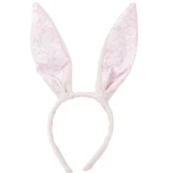 Serre-tête forme oreille de lapin 18xH28cm (3 modèles)