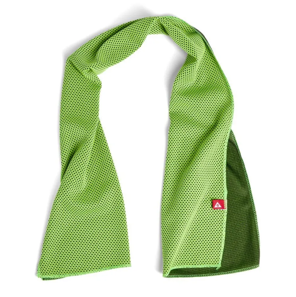 Serviette de sport verte 100x30cm