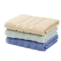 Serviette de toilette 100% coton 50x90cm - 3 modèles