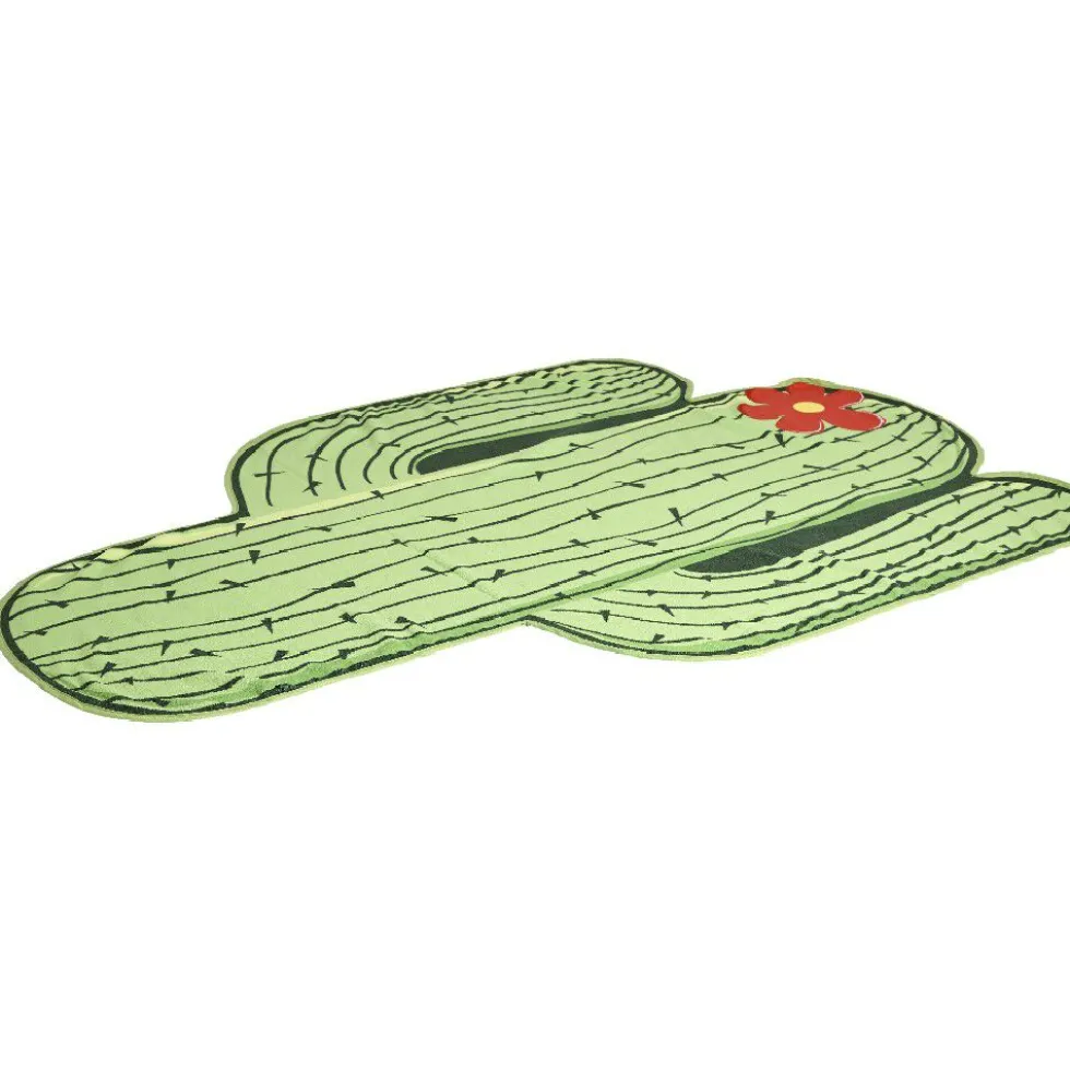 Serviette drap de plage design cactus