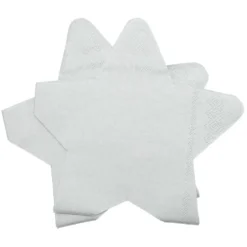 Serviette en papier étoile argentée x10