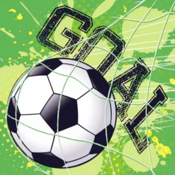 Serviette jetable design Football x20