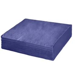Serviette jetable en papier bleu x50