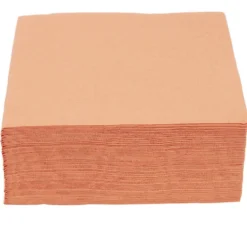Serviette jetable 33x33cm Terracotta x40