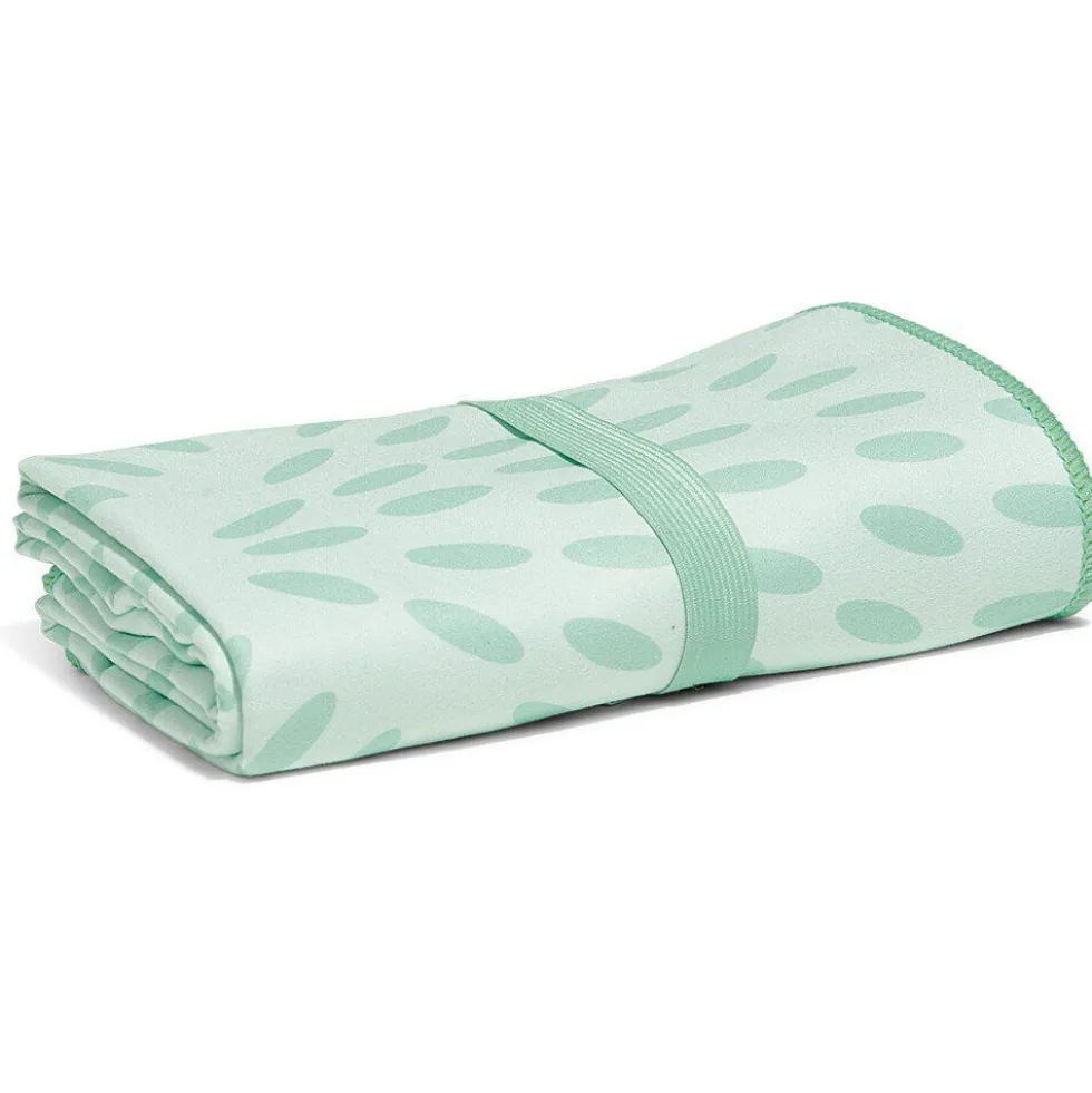 Serviette microfibre bleu menthe