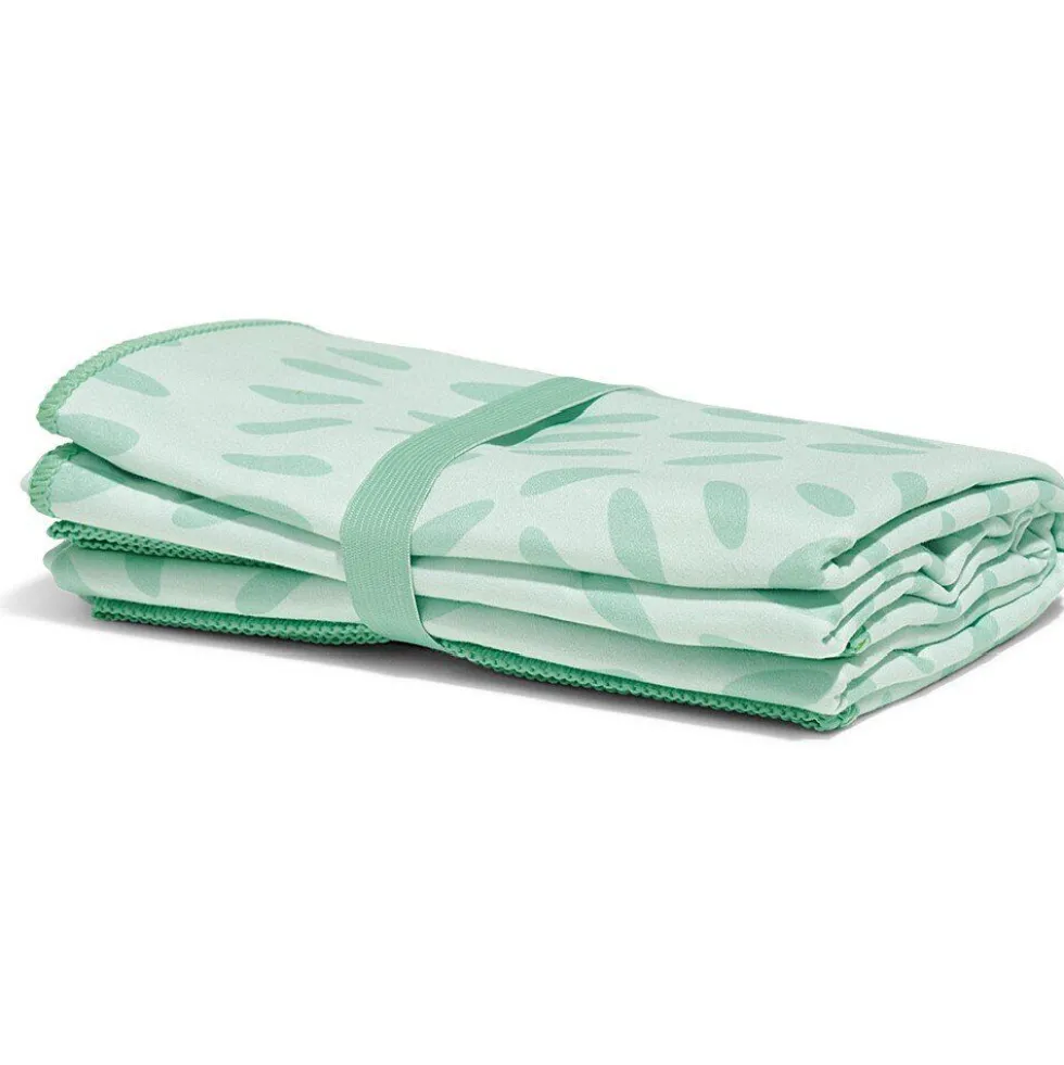 Serviette microfibre bleu menthe