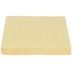 Serviette papier motif géométrique blanc et jaune 40x40cm 3 plis x20