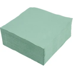 Serviette papier ouate vert 38x38cm x50