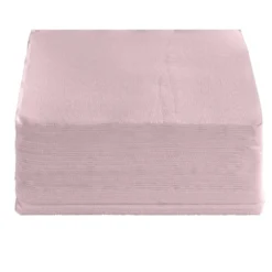 Serviette papier tex touch 38x38cm rose clair x40