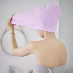 Serviette pour cheveux triangle 25x60cm