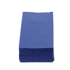 Serviette range couverts 40cm bleu nuit x20