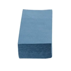 Serviette range couverts 40cm bleu canard x20