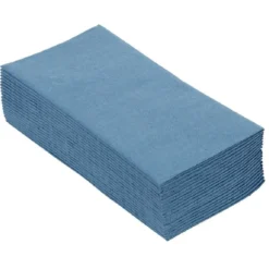 Serviette range couverts 40cm bleu canard x20