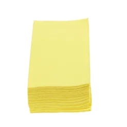 Serviette range couverts 40cm jaune canari x20