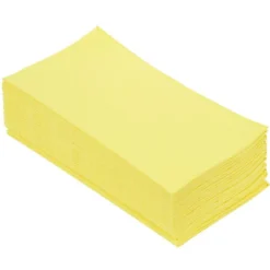 Serviette range couverts 40cm jaune canari x20