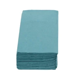 Serviette range couverts 40cm vert émeraude x20