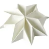 Serviettes x 10 prépliées forme flocon de neige