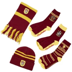 Set bonnet écharpe Chaussettes Harry Potter Gryffondor