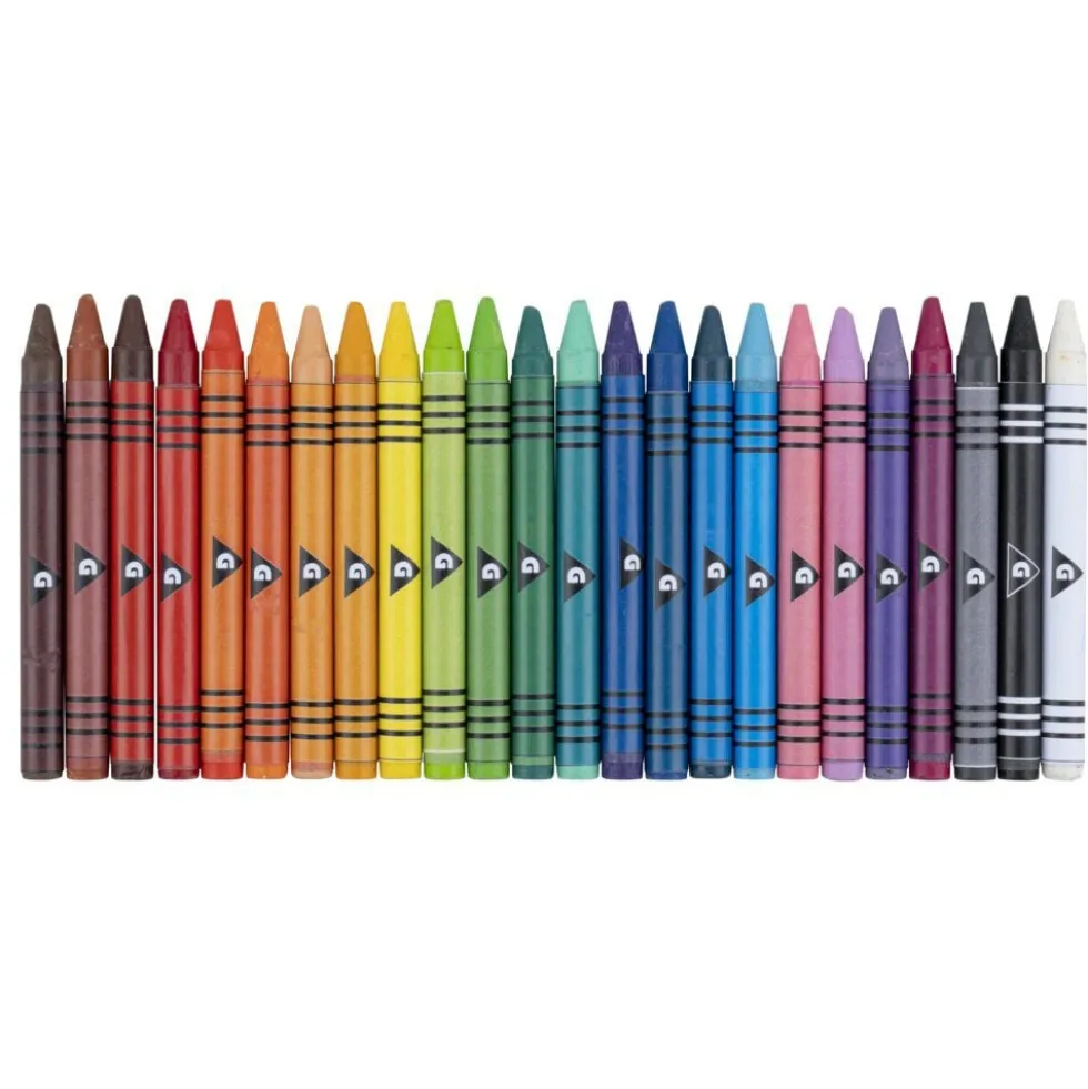 Set de 24 crayons de cire