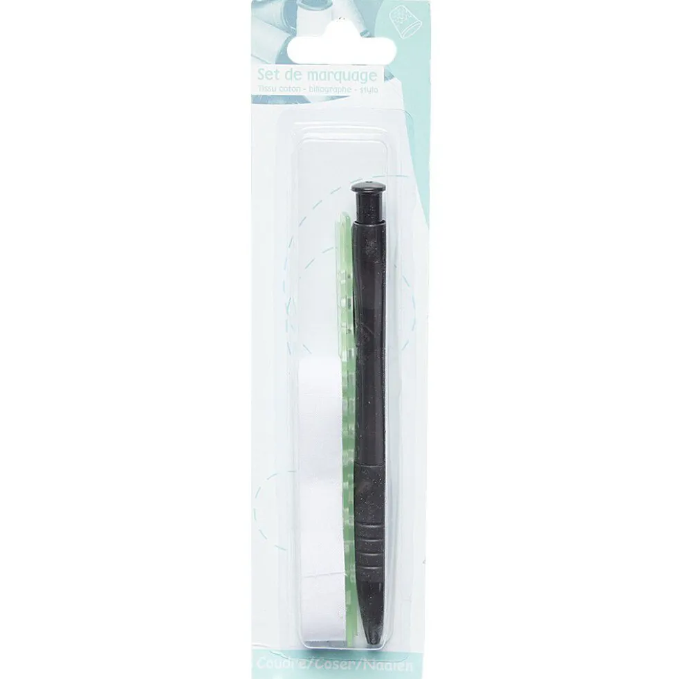 Set de marquage stylo + tissu