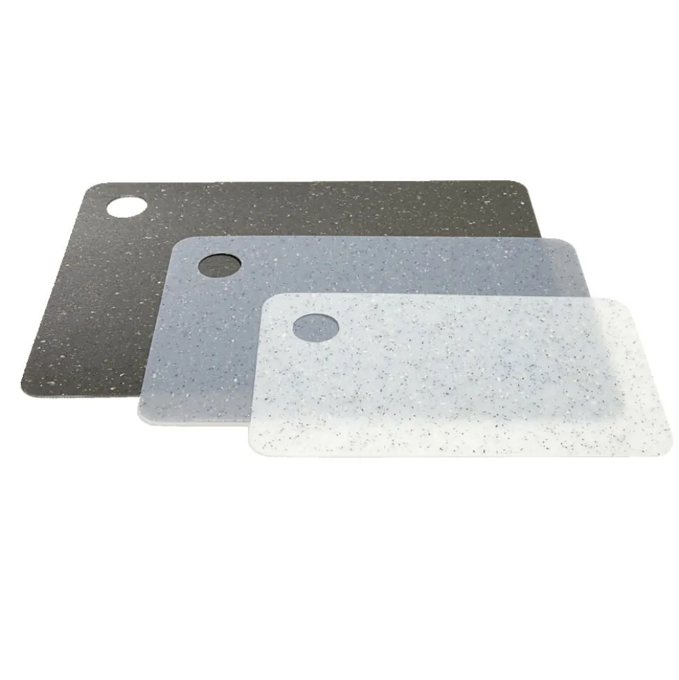 Set de 3 planches à découper design granite
