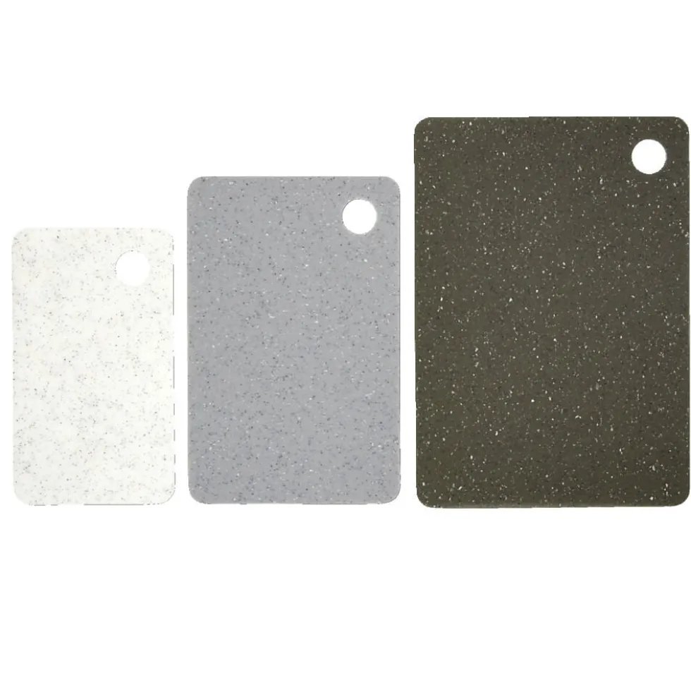 Set de 3 planches à découper design granite