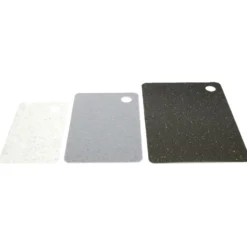 Set de 3 planches à découper design granite
