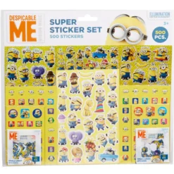 Set de 500 stickers Les Minions Moi Moche et Méchant