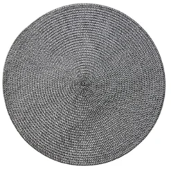 Set de table rond Ø35cm (2 modèles gris foncé ou beige)