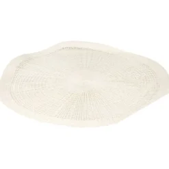 Set de table rond papier ajouré blanc Ø38cm