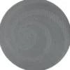 Set de table rond tressé gris Ø36cm