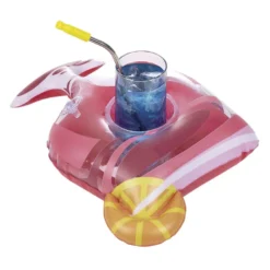 Set gonflable cocktail : bouée et porte-boissons