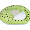 Siège de piscine gonflable forme kiwi 112x108xH18cm