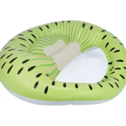 Siège de piscine gonflable forme kiwi 112x108xH18cm