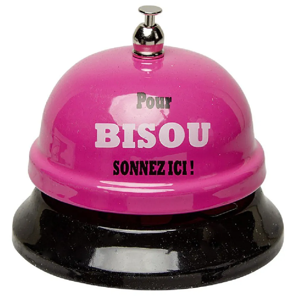 Sonnette de réception avec message humoristique