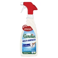 Spray nettoyant Carolin multi-surfaces au bicarbonate 650ml