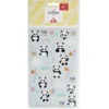 Sticker enfant licorne panda dinosaure 6 feuilles