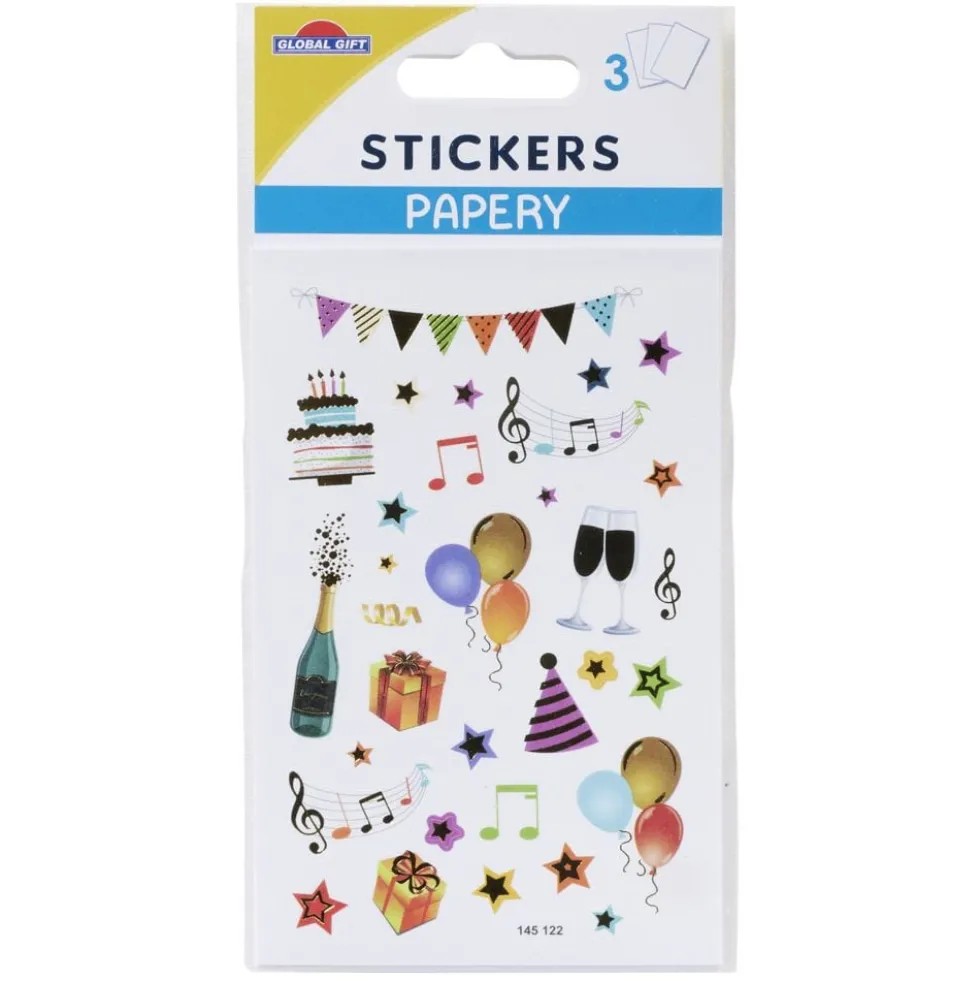 Stickers assortis 8x12cm