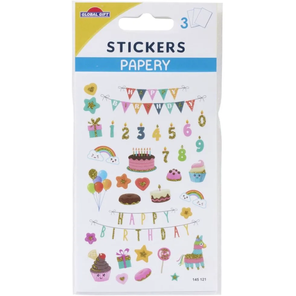 Stickers assortis 8x12cm
