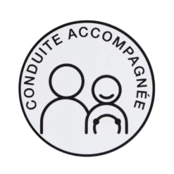 Sticker voiture conduite accompagnée
