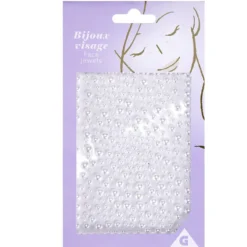 Strass visage à coller en acrylique (3 modèles)