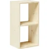 Structure Box Cube 2 cases 35x30x70cm pin naturel
