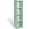 Structure Box Cube 4 cases 35x30x137cm bois vert
