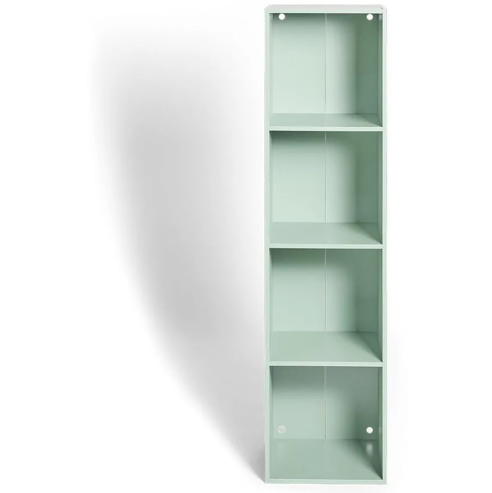 Structure Box Cube 4 cases 35x30x137cm bois vert