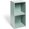 Structure Box Cube 2 cases 35x30x70cm bois vert