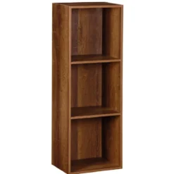 Structure Box Cube 3 cases 35,2x30x103,2cm bois marron